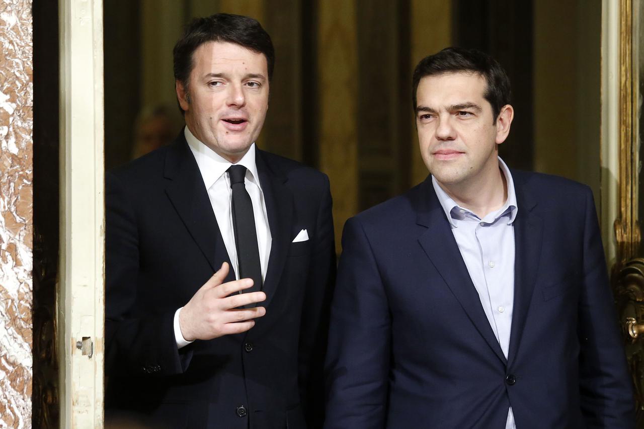 Renzi i Tsipras