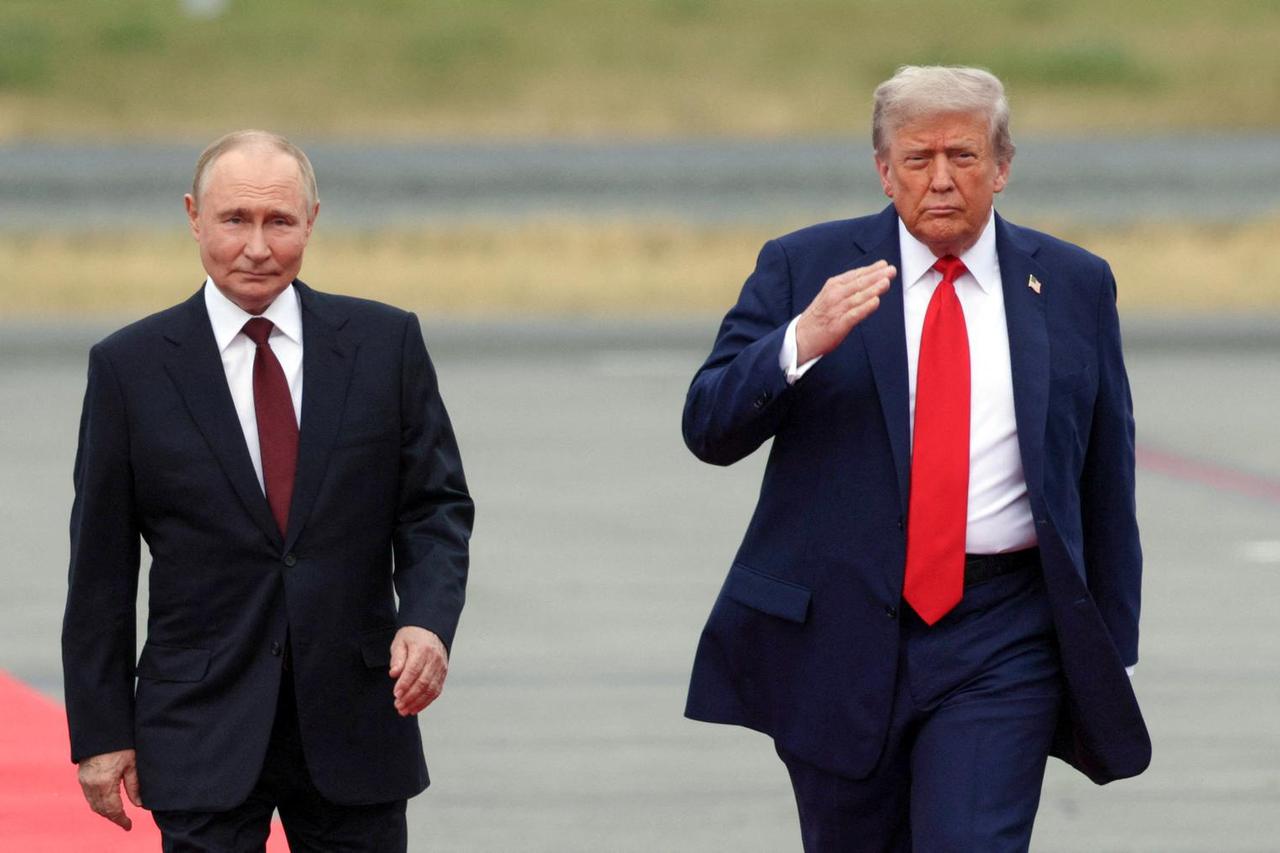 U.S. President Trump meets with Russian President Putin in Alaska