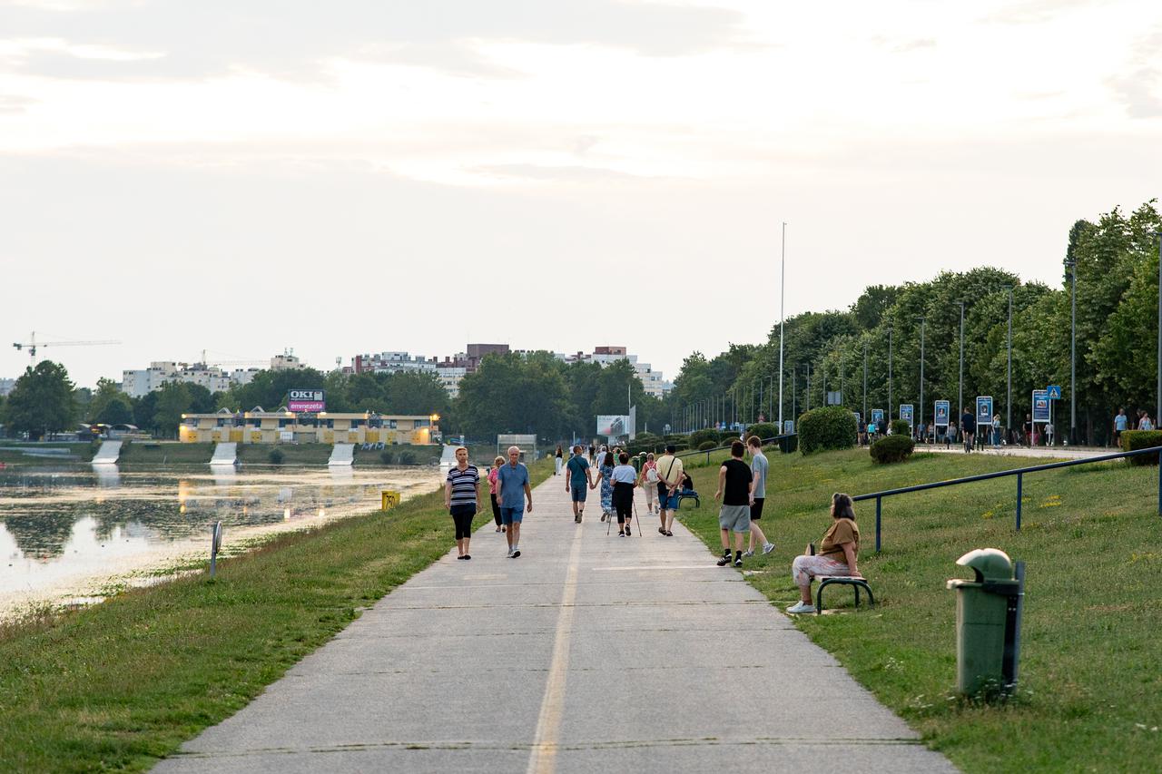Zagreb: Subota na zagrebačkom Jarunu