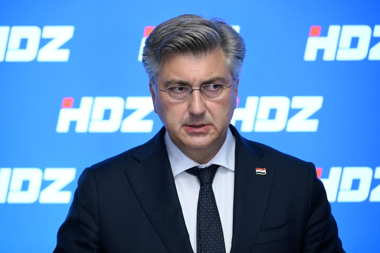 Zagreb: Izjava Andreja Plenkovića nakon sjednice predsjedništva HDZ-a