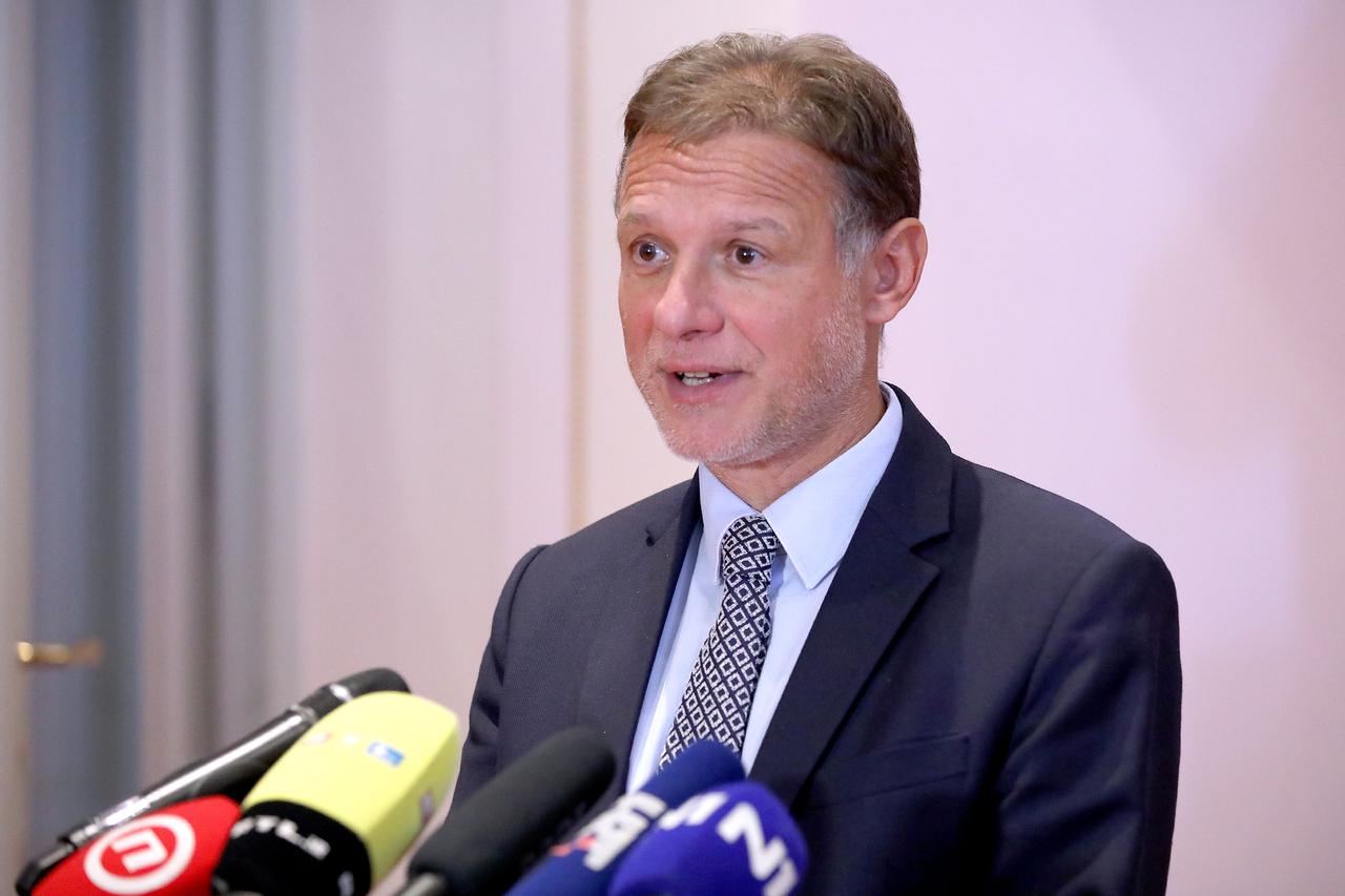Zagreb: Predsjednik Sabora Gordan Jandroković održao konferenciju za medije
