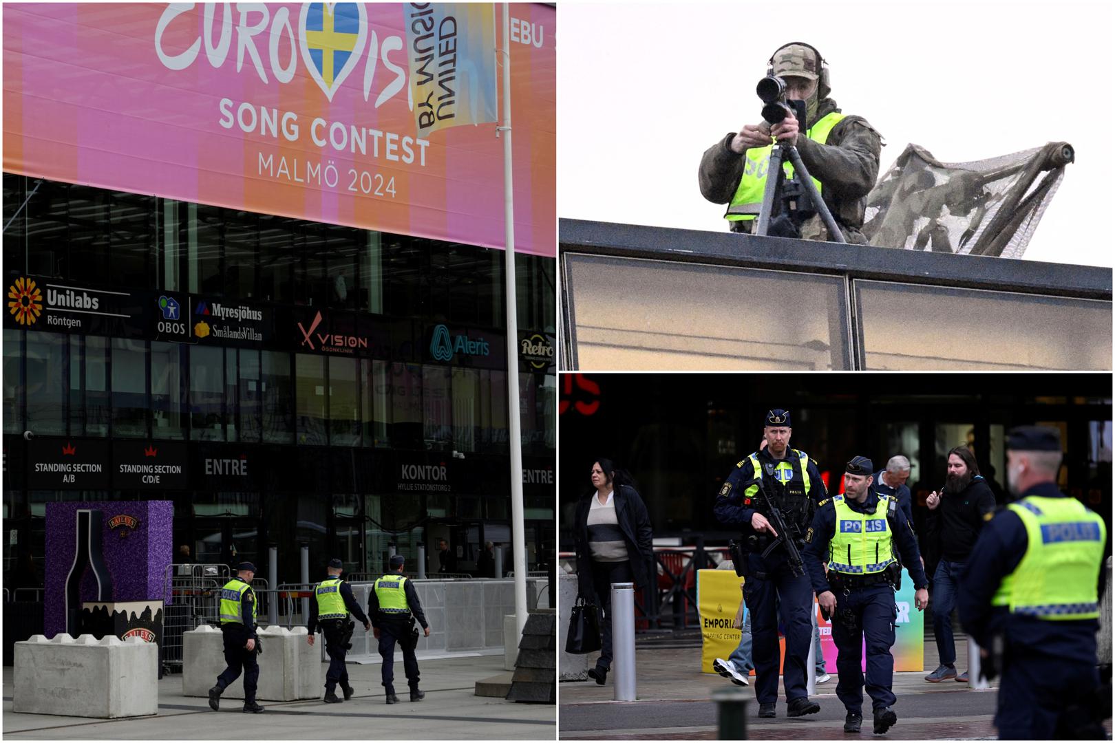 Policija u švedskom Malmöu ističe kako je "dobro pripremljena" za ovotjedni izbor za najbolju pjesmu Eurovizije. Natjecanje će se održati u Malmö Areni gdje su postavljene barijere te policija stražari. 