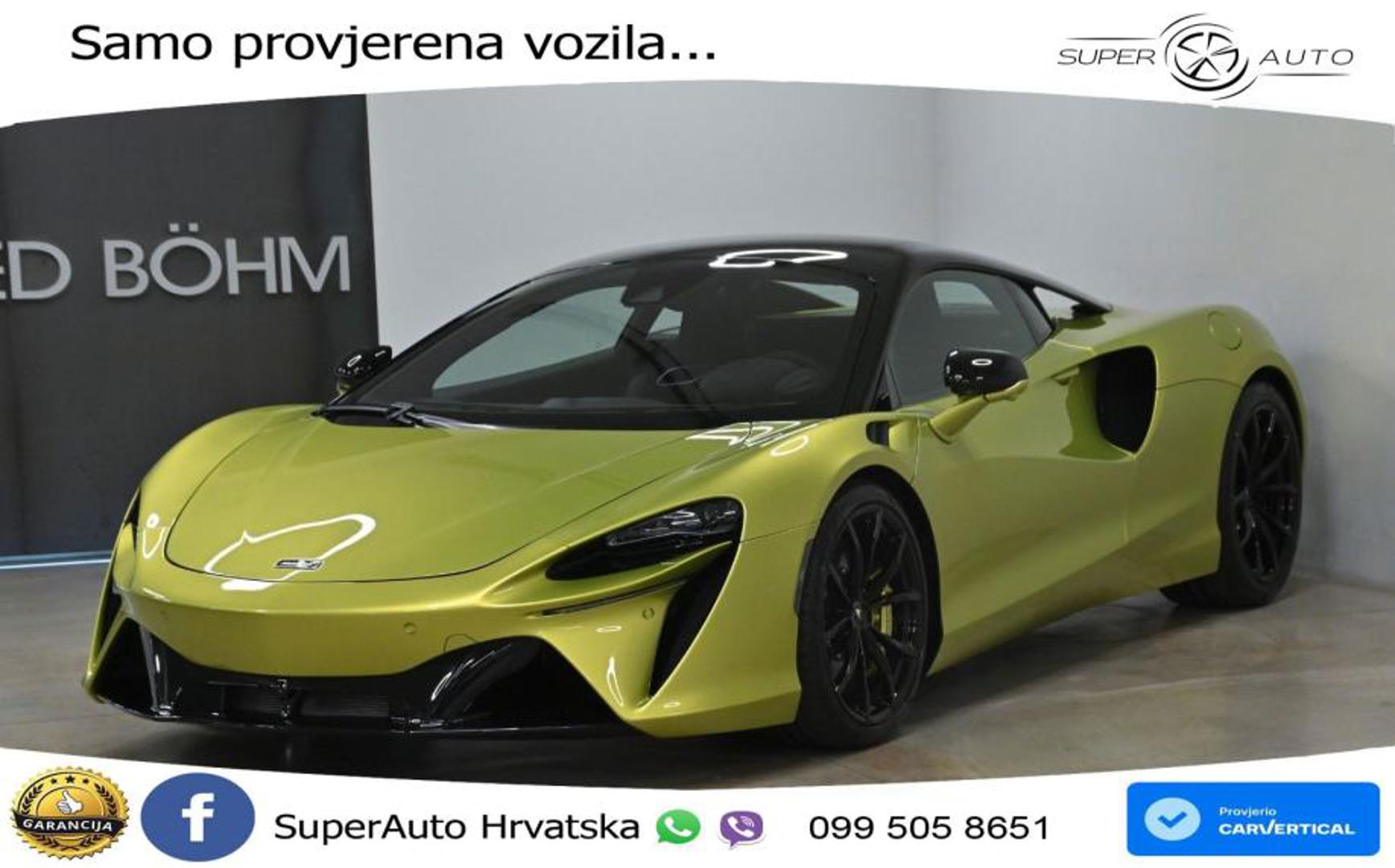 McLaren Artura 3.0 V6 Aut. Performance Pack 2023. 77km, 500 kW - 324,950 €