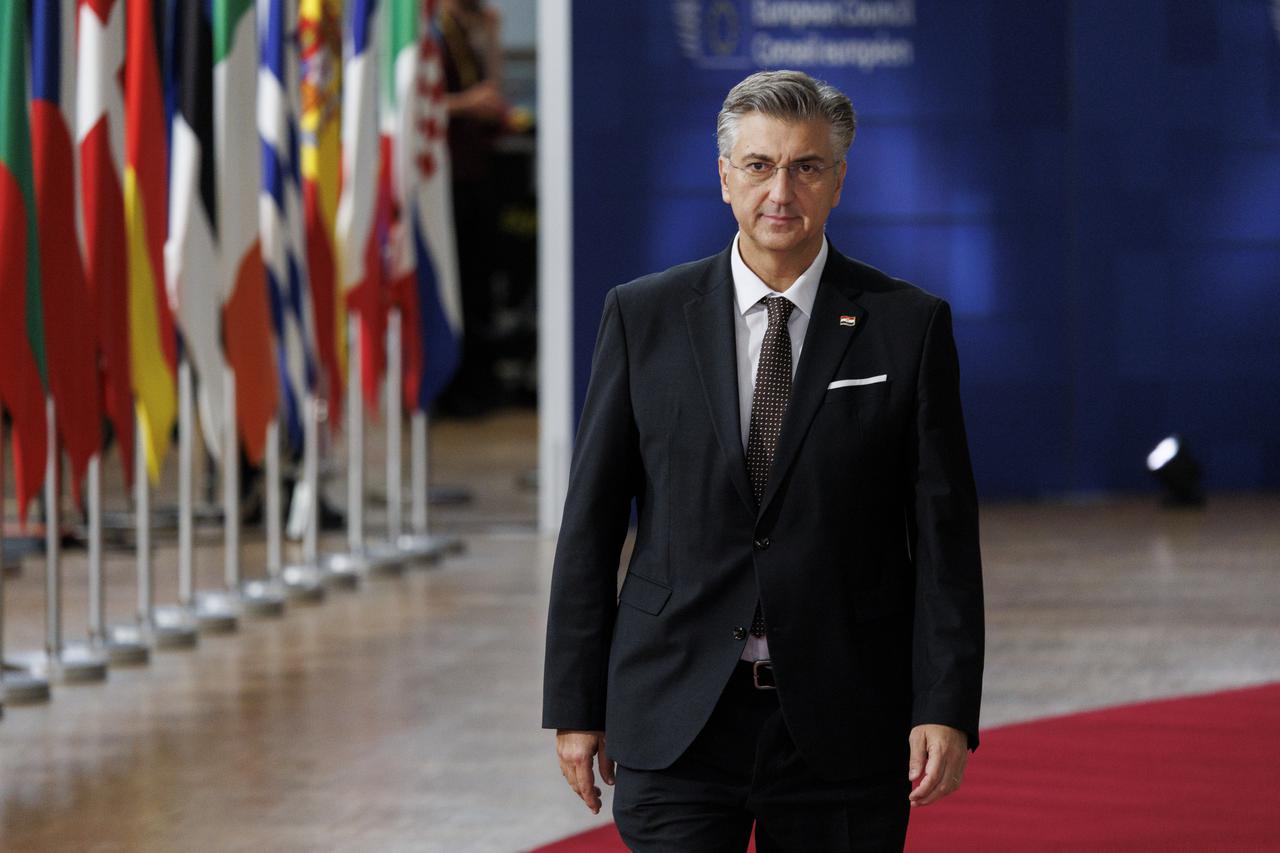 Bruxelles: Premijer Andrej Plenković dolazi na summit Europskog vijeća