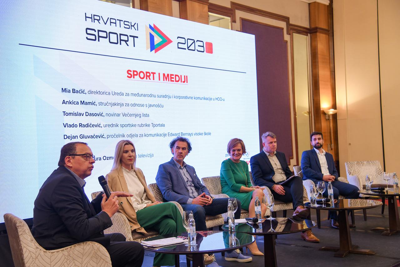 Zagreb: U hotelu Westin održana je konferencija "Hrvatski sport 2030." Panel: Sport i mediji