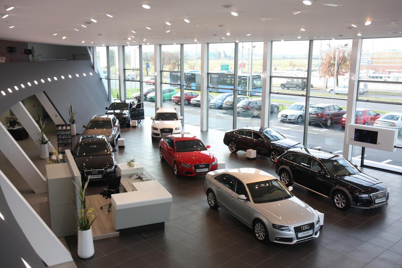 prodaja, audi, autosalon
