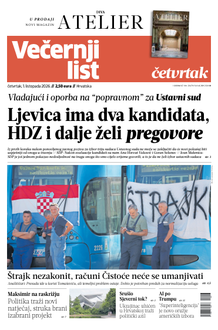 Večernji list naslovnica