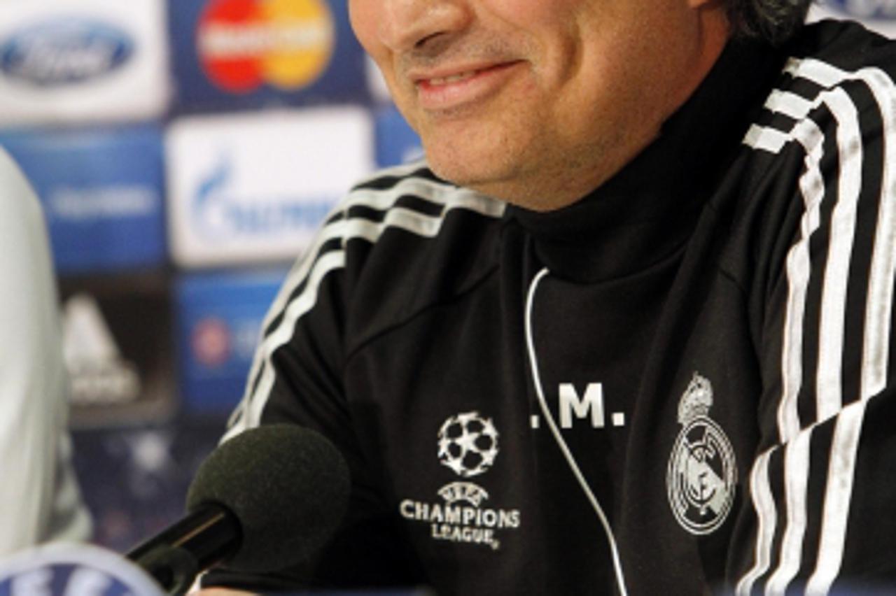 'Real Madrid Manager Jose Mourinho during a press conference at Old Trafford, Manchester.Photo: Press Association/PIXSELL'