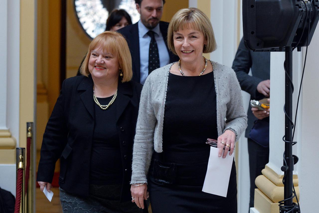 Vesna Pusić i Anka Mrak Taritaš
