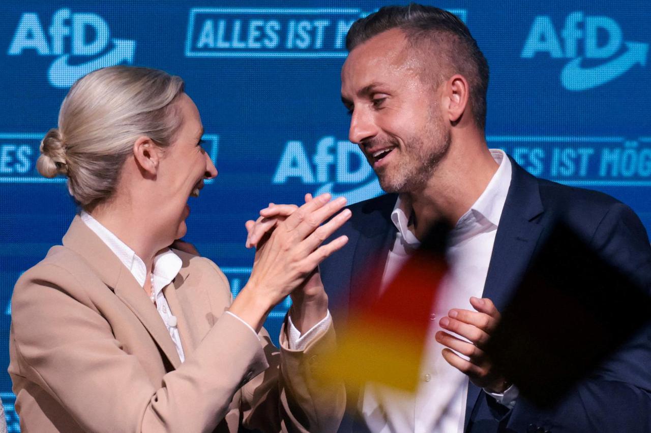 FILE PHOTO: Germany's AfD party campaign kick-off event ahead of Saxony-Anhalt state election, in Magdeburg