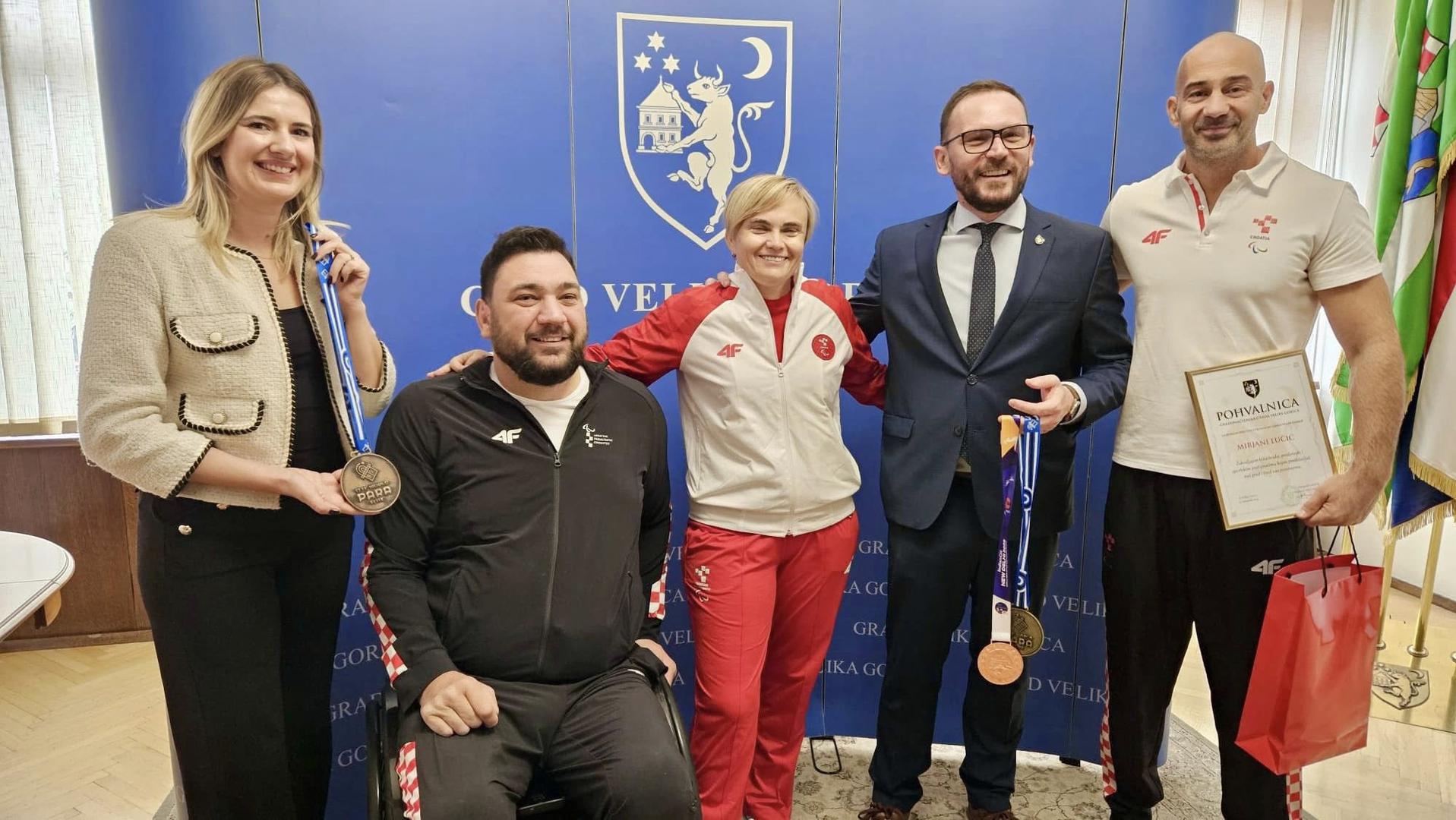 Velimir Šandor i Mirjana Lučić na prijemu