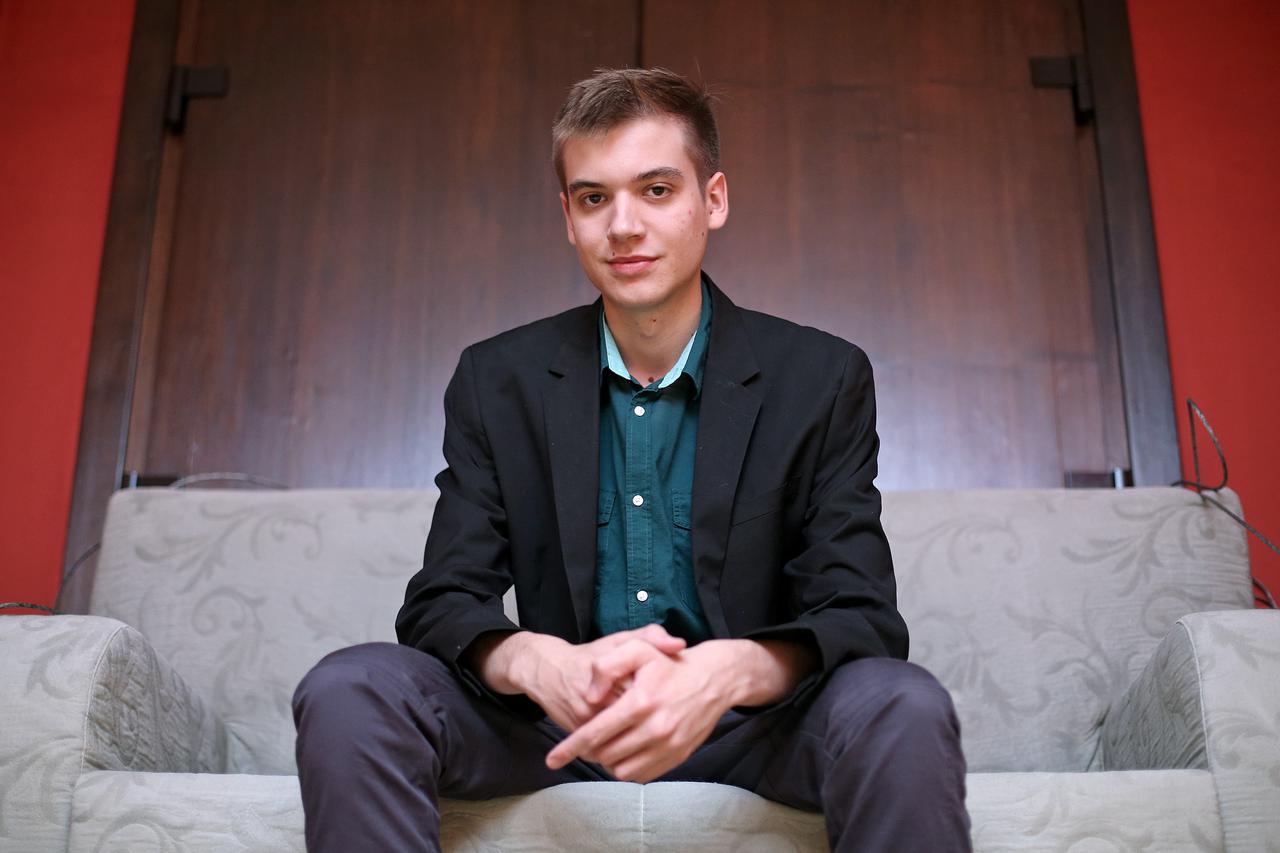 27.06.2015., Zagreb - Borna Vujcic, mladi dramaturg. Photo: Igor Kralj/PIXSELL