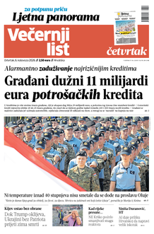 Večernji list naslovnica