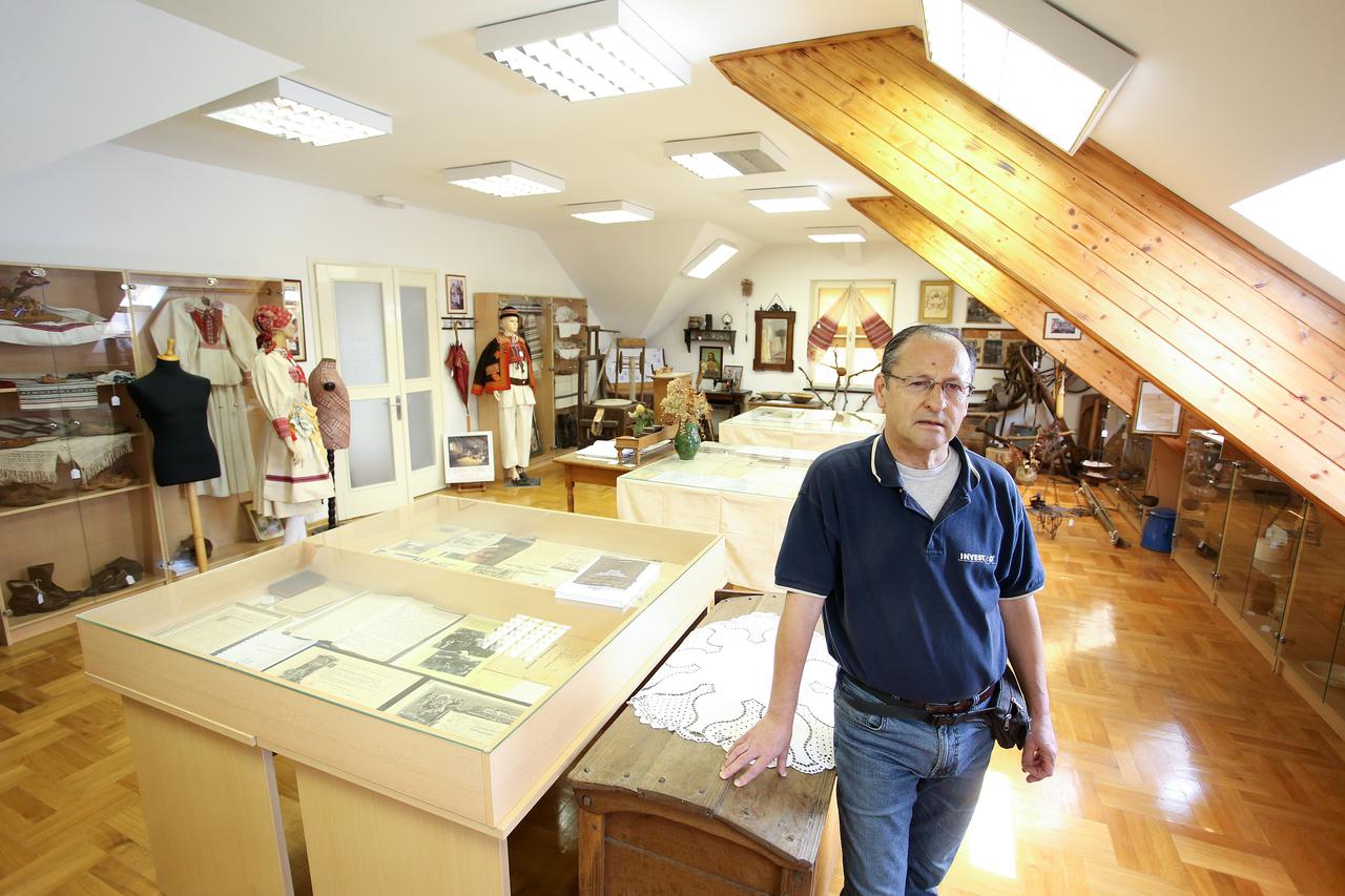 19.05.2016., Zagreb - Zavicajni muzej HSPD Podgorac u Gracanima. Kustos Kresimir Banek. Photo: Petar Glebov/PIXSELL