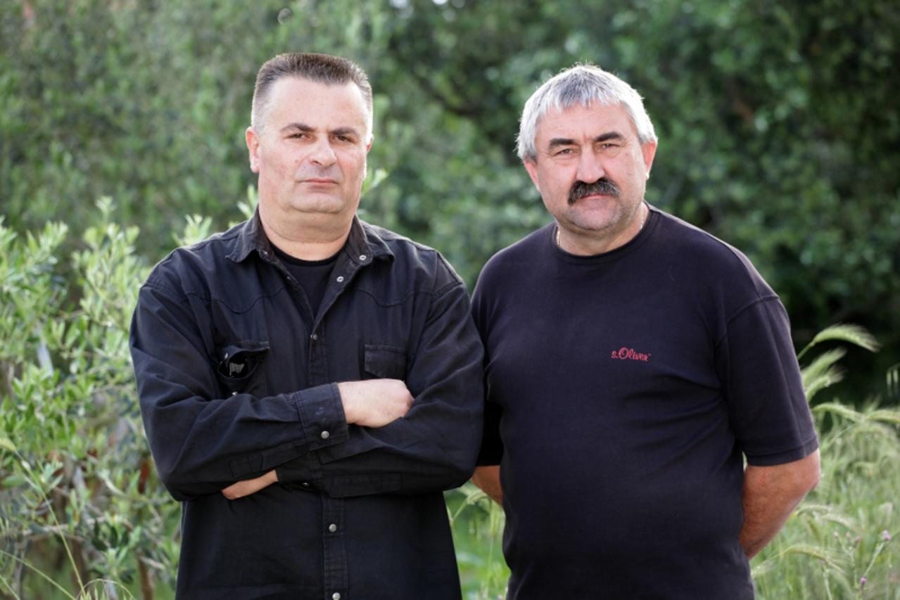 '13.05.2010., Zadar - Ivan Modric i Omer Jusup dvojica poduzetnika i brantelja zele ulagati u veliku farmu krava. Photo: Zeljko Mrsic/PIXSELL'