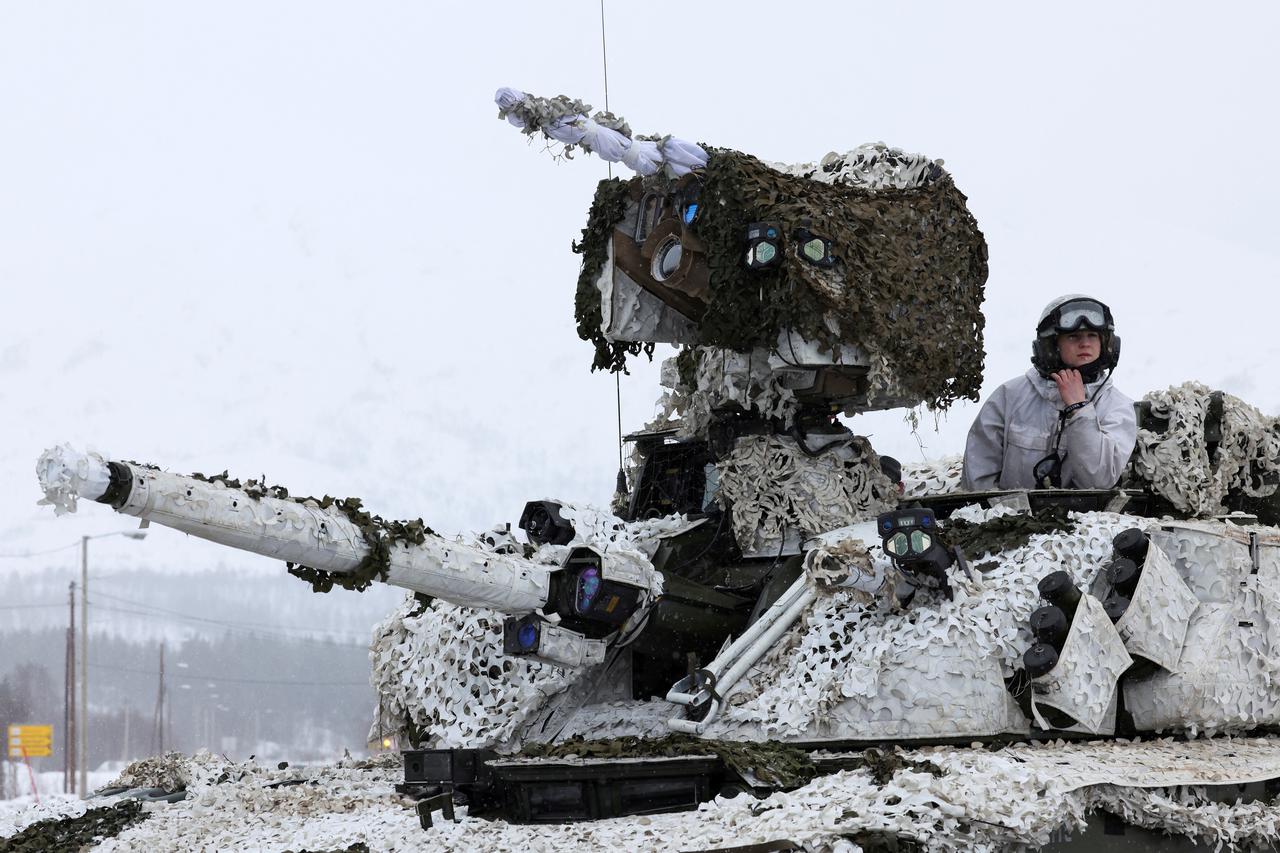 FILE PHOTO: "Cold Response 2022" NATO military exercise, in Setermoen