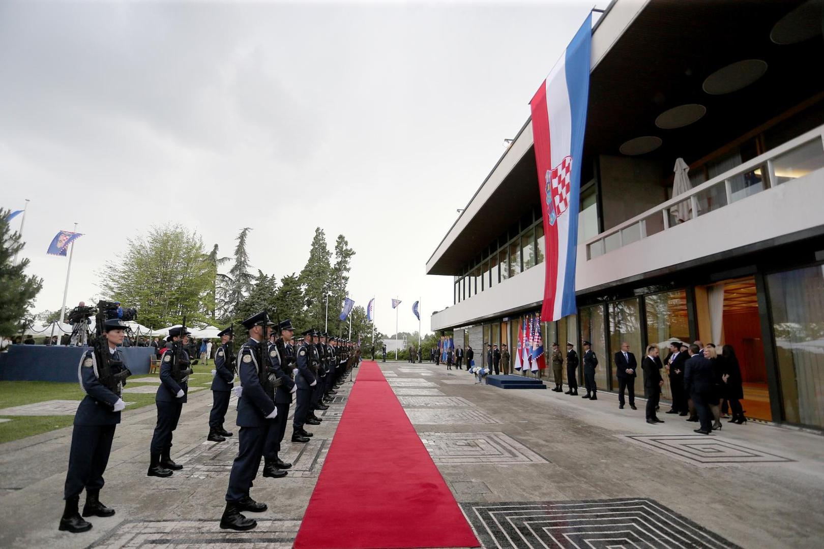 28.05.2020., Zagreb - Predsjednik Republike i vrhovni zapovjednik Oruzanih snaga Republike Hrvatske Zoran Milanovic uprilicio je svecani prijam u prigodi obiljezavanja Dana hrvatske vojske i Dana hrvatske kopnene vojske. 
Photo: Dalibor Urukalovic/PIXSELL