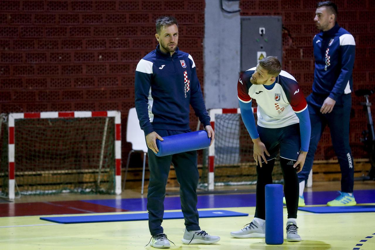 Zagreb: Trening hrvatske rukometne reprezentacije uoči kvalifikacija za Olimpijske igre