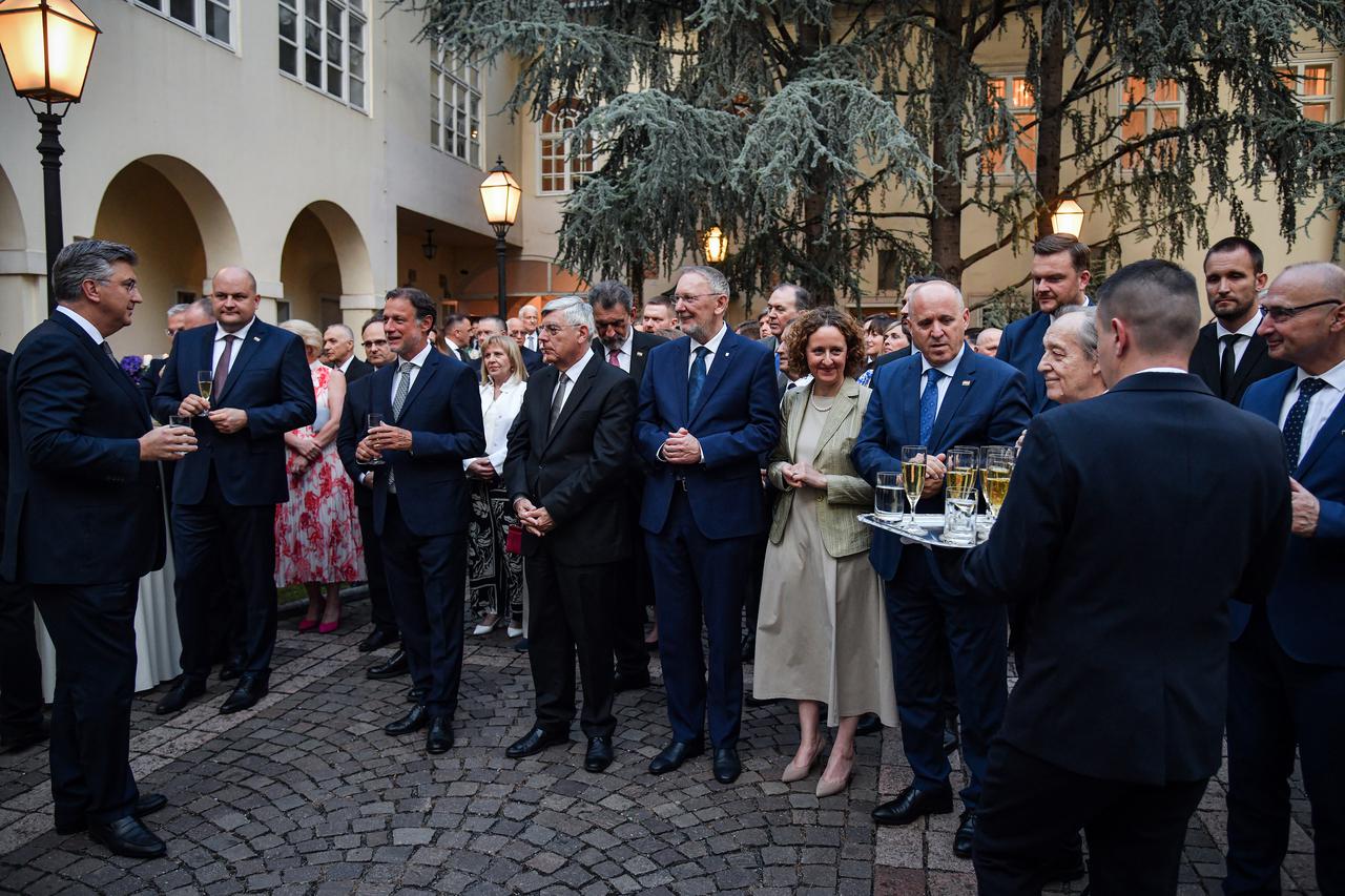 Zagreb: Svečano primanje u povodu obilježavanja 11. obljetnice hrvatskog članstva u Europskoj uniji