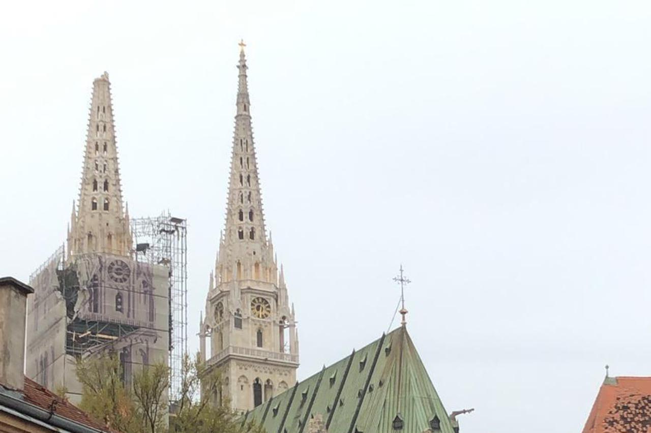 Zagreb: Sjeverni toranj na katedrali spreman za uklanjanje