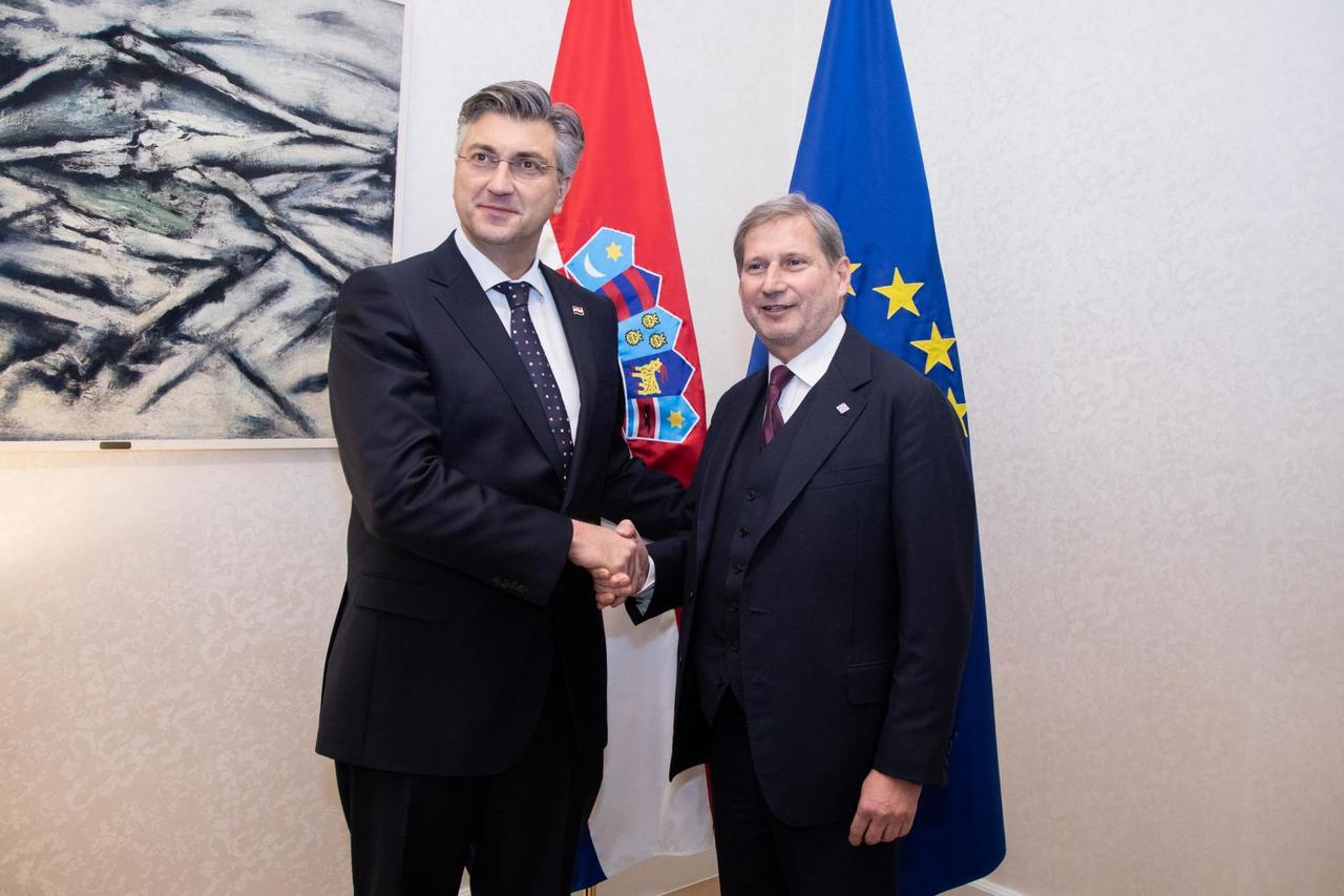 Johannes Hahn i Andrej Plenković