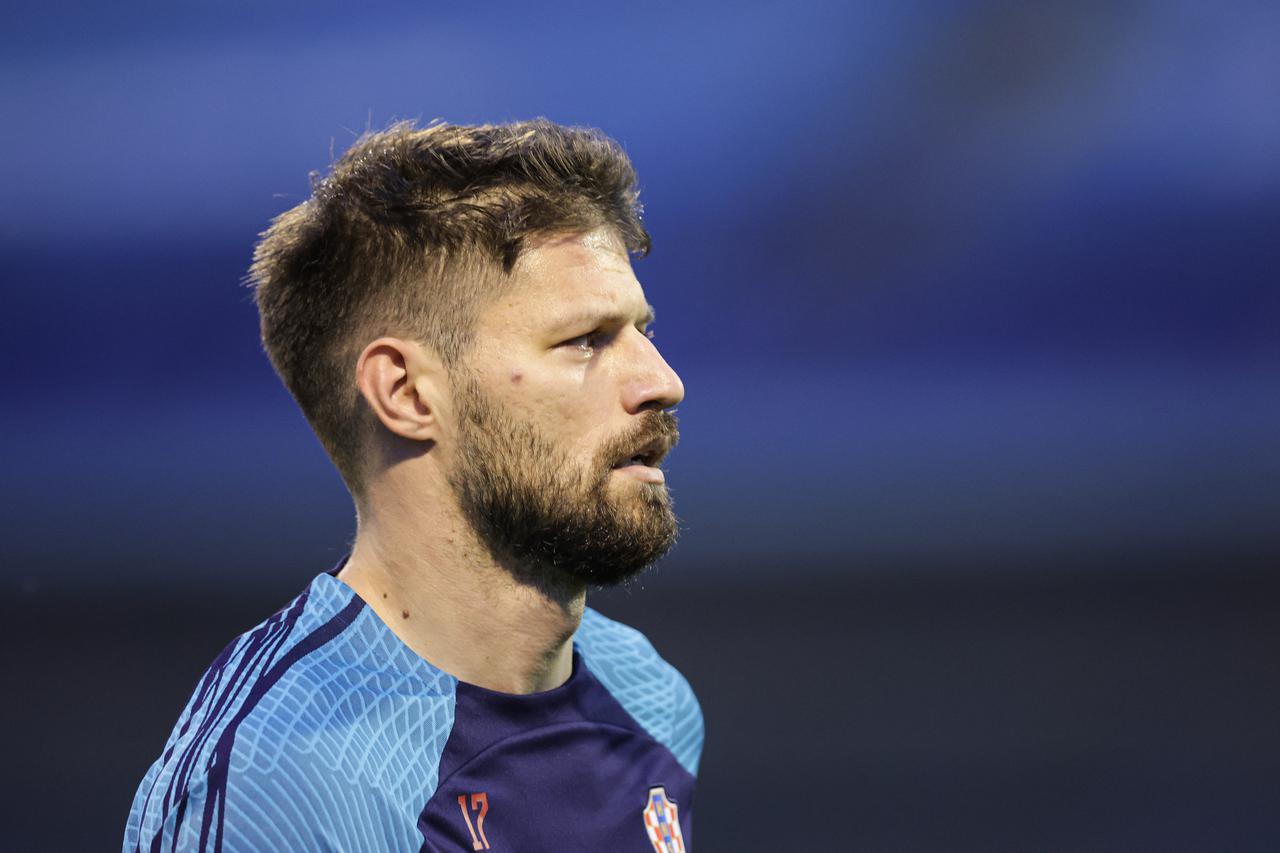 Zagreb: Trening hrvatske nogometne reprezentacije