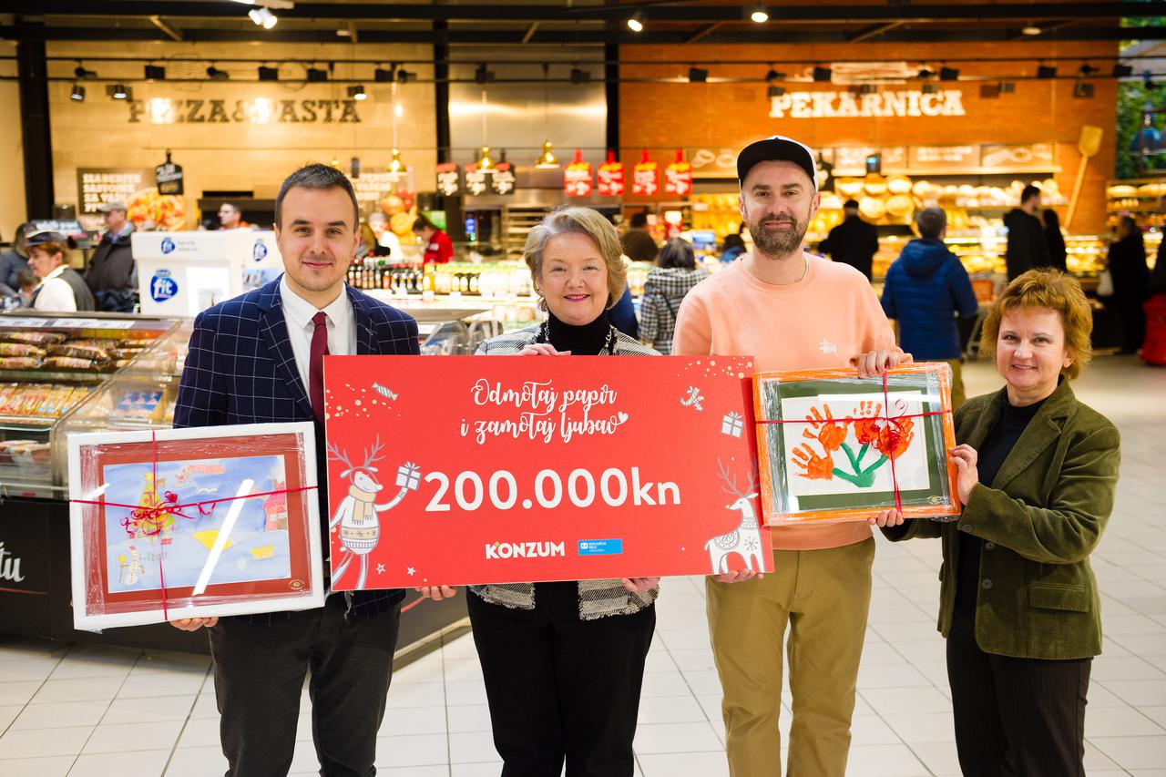 Konzum donirao 200.000 kuna SOS Dječjem selu Hrvatska