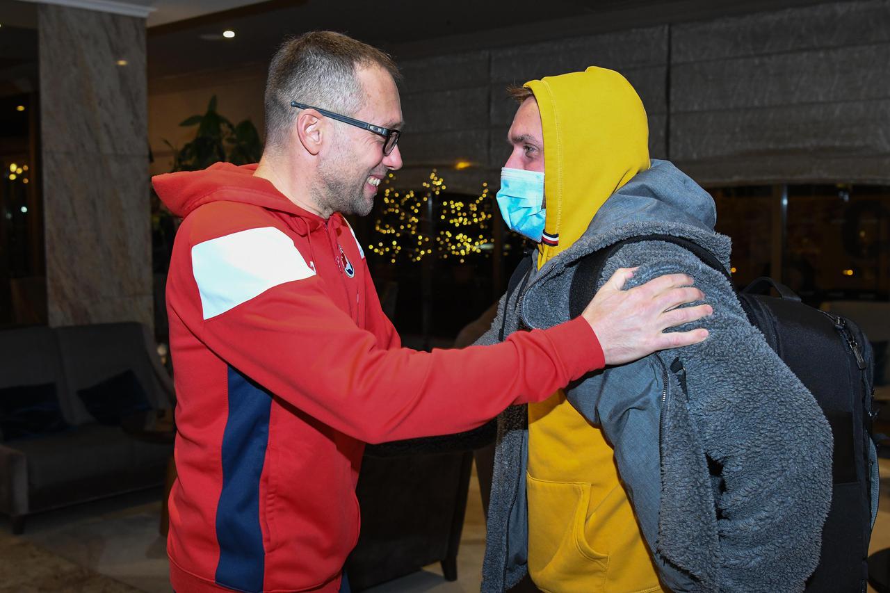 Zagreb: Okupljanje hrvatske rukometne reprezentacije