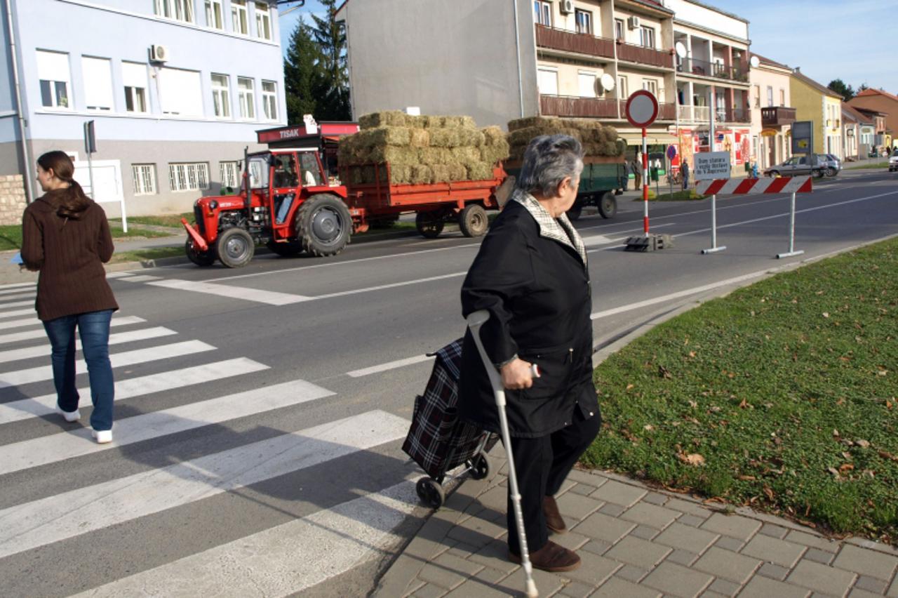 'Podravina-bilogora, 27.11.2012. Grubisno Polje Put za Viroviticu je zatvoren Michael Palijan / VLM'