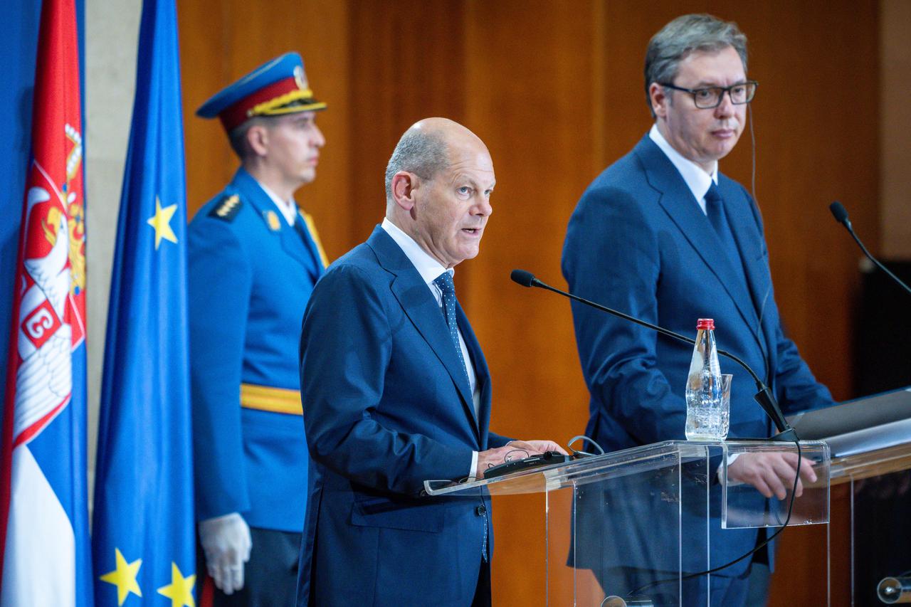 Chancellor Scholz on Balkan Mission to Serbia