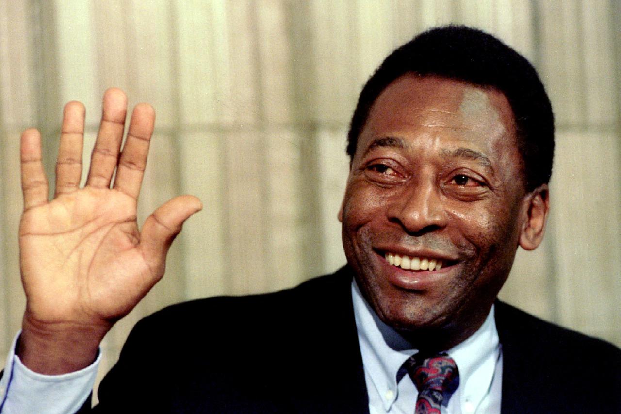 FILE PHOTO: Soccer legend and Brazil's Minister of Sport Pele  