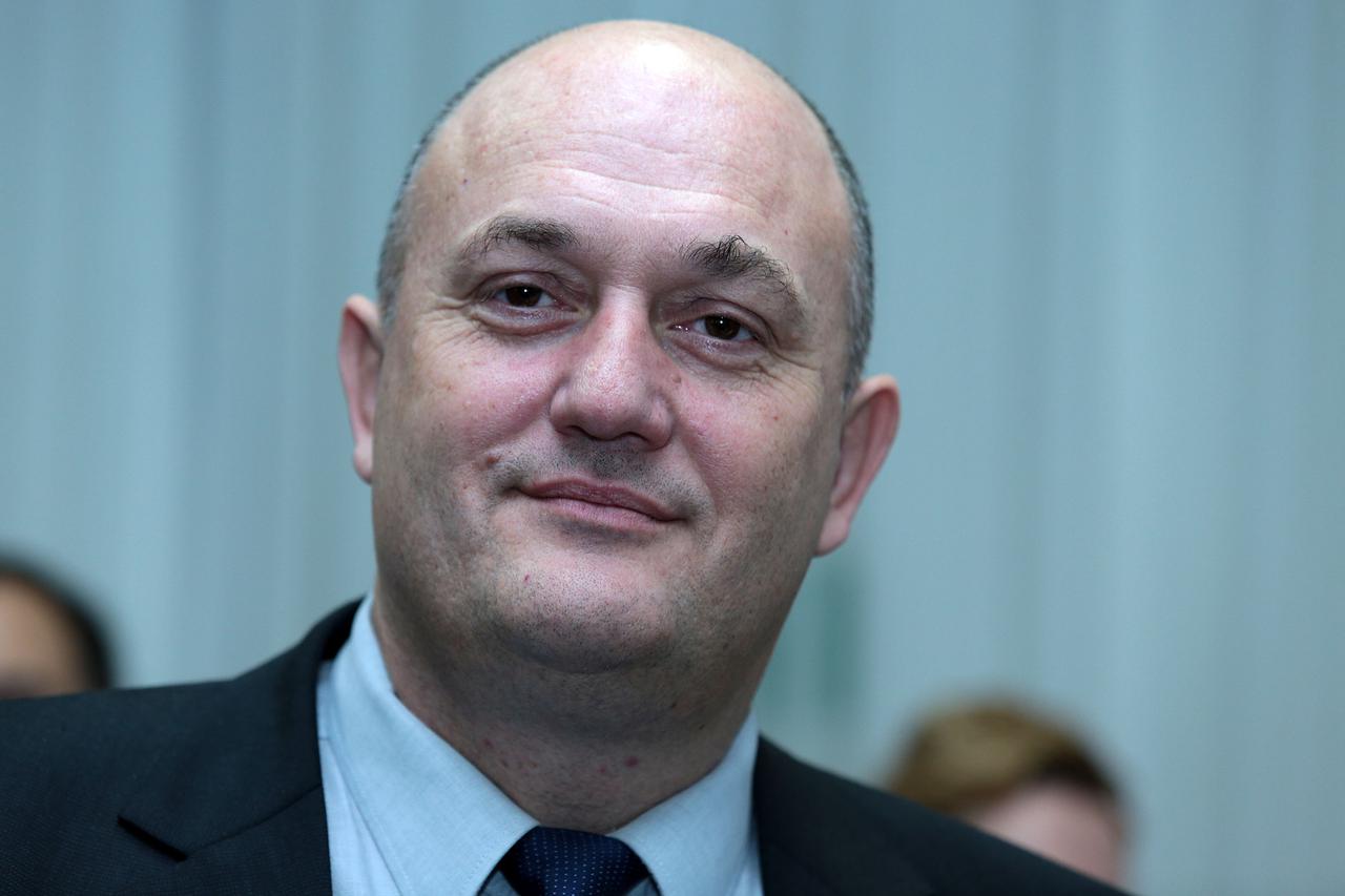 16.10.2015., Zagreb - U organizaciji Saveza samostalnih sindikata i zaklade Fridrich Ebert odrzana je tribina pod nazivom Predizborna platforma SSSH 2015. Zeljko Kraljicak.  Photo: Patrik Macek/PIXSELL