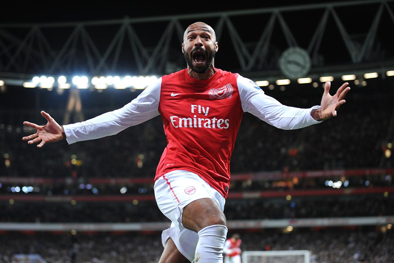 Arsenal's Thierry Henry celebrates scoring the opening goal of the game  Photo: Press Association/PIXSELL