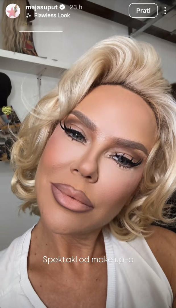 "Spektakl od make up-a", poručila je Šuput i ujedno potvrdila početak snimanja audicija za novu sezonu Supertalenta, u kojem je Maja već godinama jedno od zaštitnih lica.