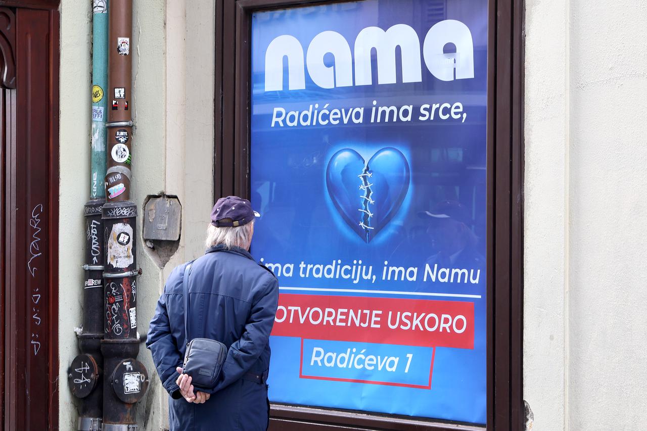 Zagreb: Ponovno se otvara NAMA u Radićevoj