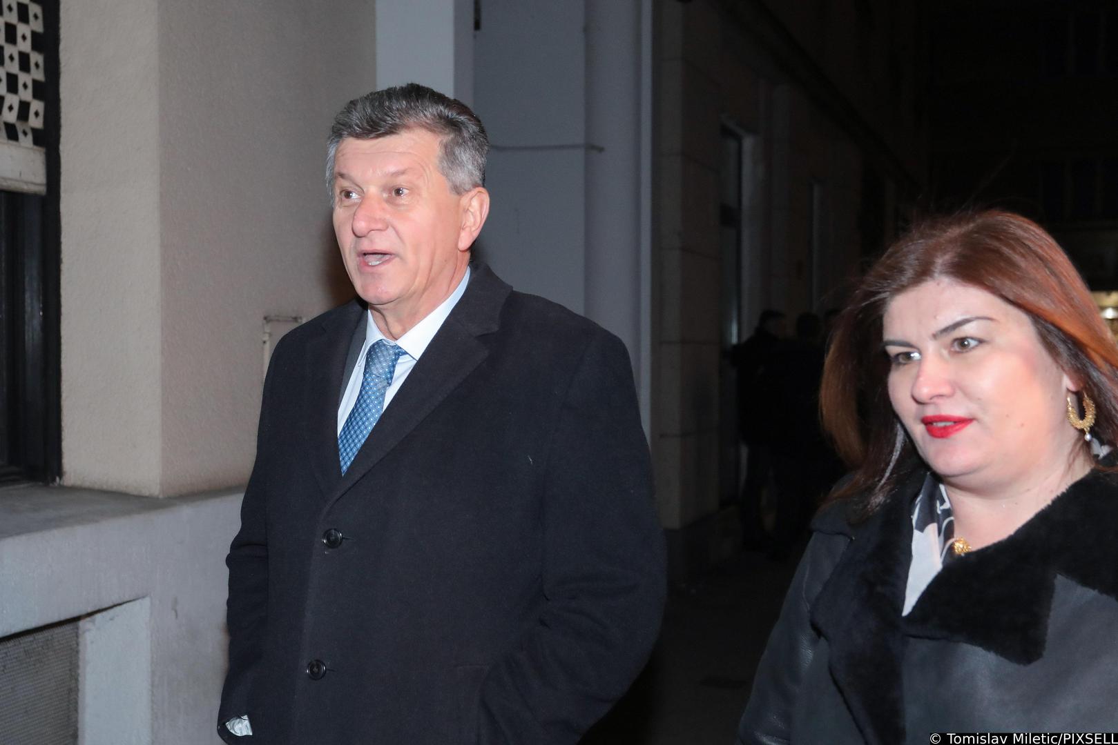 07.01.2020., Zagreb - U sredisnjici HDZ-a na Trgu zrtava fasizma odrzana je zajednicka sjednica Predsjednistva i Nacionalnog vijeca Hrvatske demokratske zajednice. Milan Kujundzic, Gabrijela Zalac. Photo: Tomislav Miletic/PIXSELL