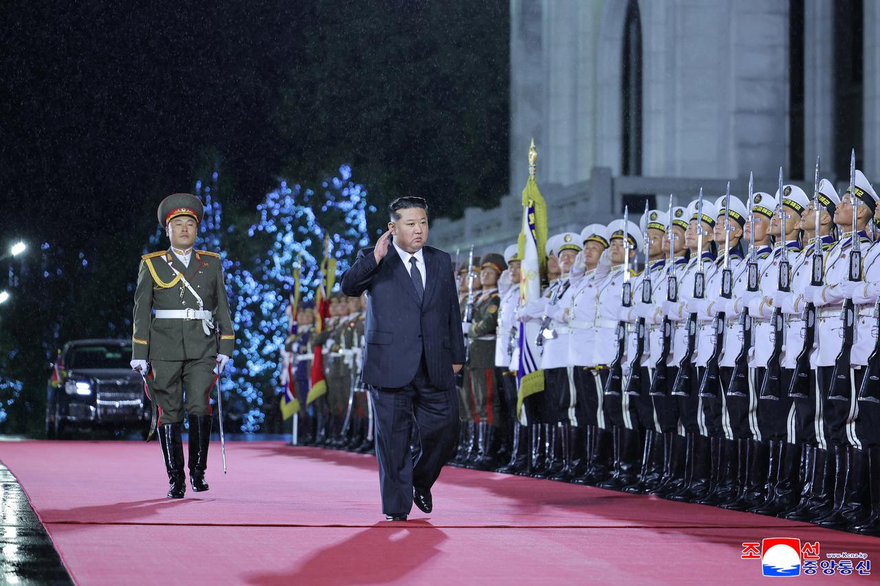 Military parade celebrating the 80th anniversary of the founding of the ruling Workers' Party of Korea (WPK), in Pyongyang