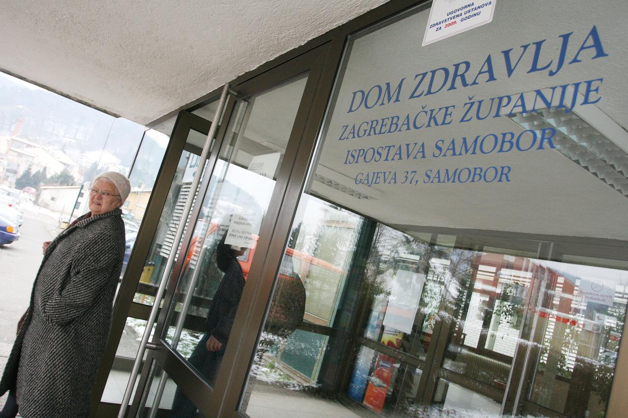 26.01.2010., Samobor - Zgrada Doma zdravlja Samobor u Gajevoj 37.  Photo: Goran Jakus/PIXSELL