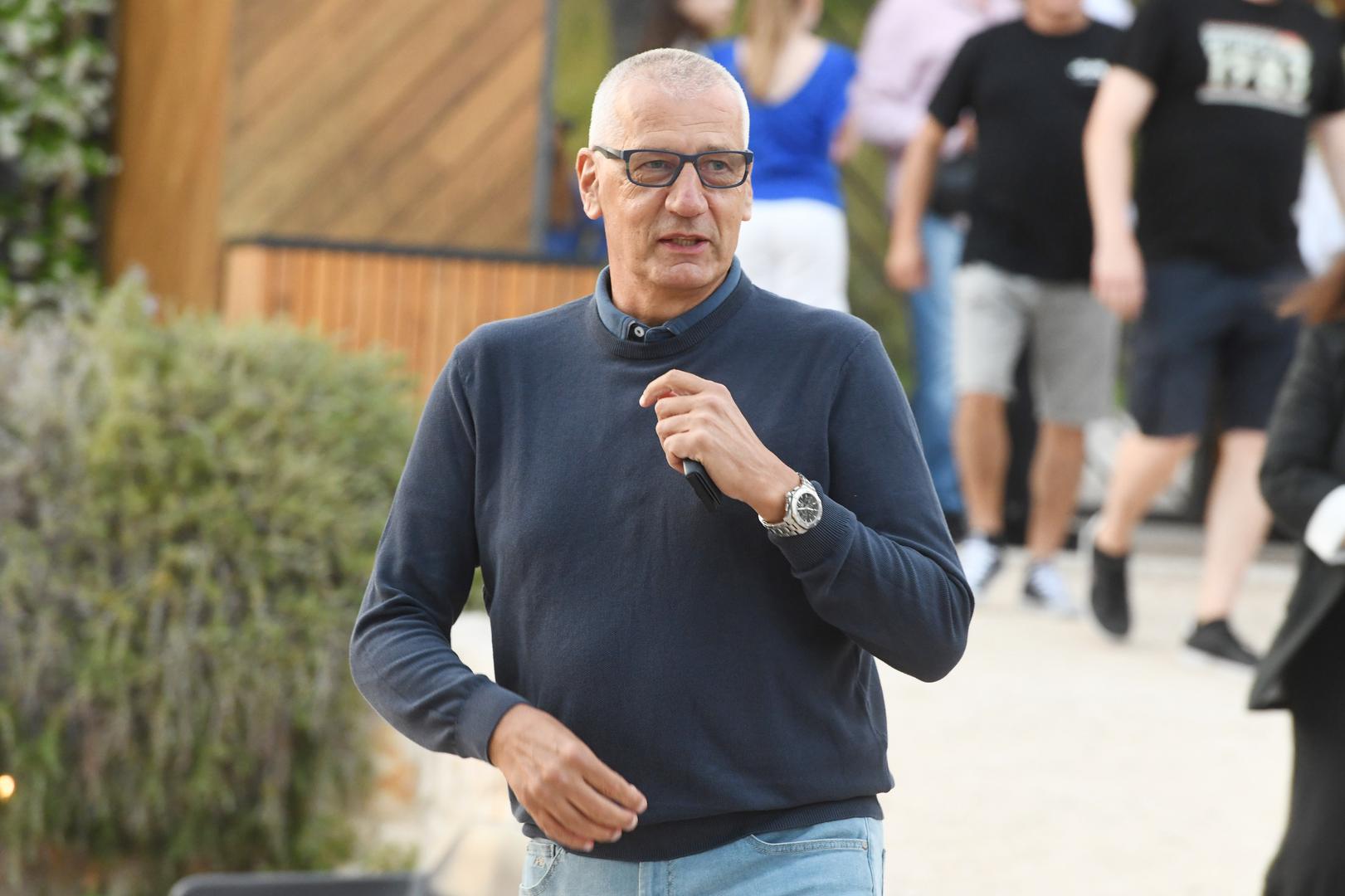 10.06.2023., Sibenik - Na tvrdjavi Barone odrzana je promocija dokumentarnog filma "Nas mali" o Drazenu Petrovicu u koprodukciji Vecernjeg lista. Aleksandar Petrovic Photo: Hrvoje Jelavic/PIXSELL