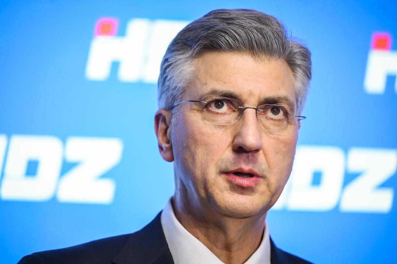 Zagreb: Izjava premijera Plenkovića nakon sjednice stranke