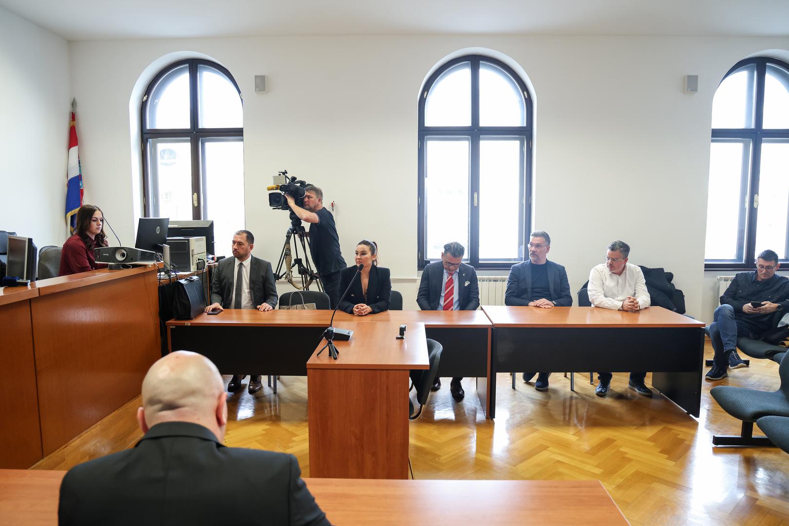 12.03.2026., Zupanijski sud, Osijek - Izricanje presude bivsem vukovarsko-srijemskom zupanu Damiru Dekanicu za laziranje i zataskavanje okolnosti prometne nesrece iz 2022. koju je pijan skrivio sluzbenim vozilom zupanije. Photo: Zeljko Lukunic/PIXSELL