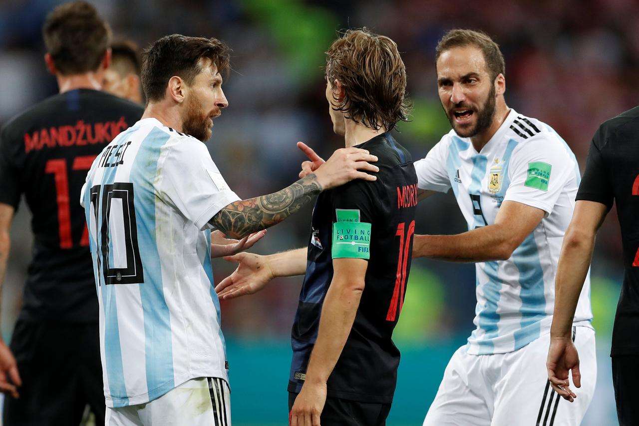 Luka Modrić i Lionel Messi