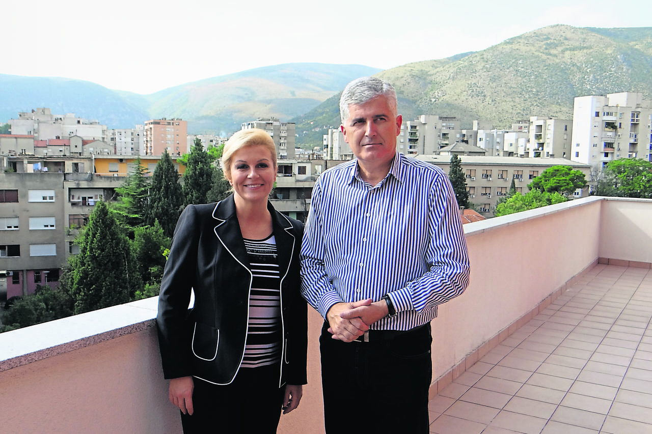 Kolinda Grabar-Kitarović s Draganom Čovićem