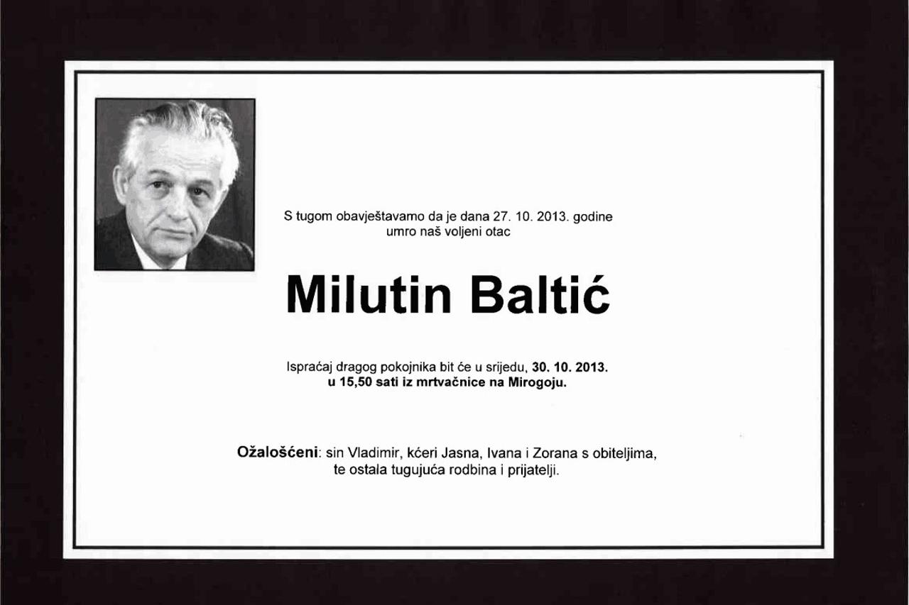 milutin baltić