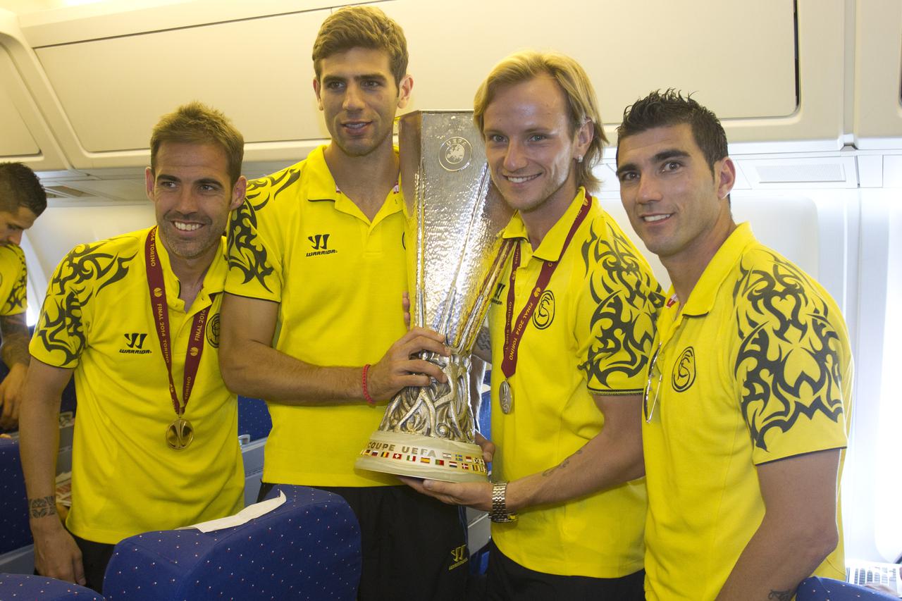 Jose Antonio Reyes i Ivan Rakitić