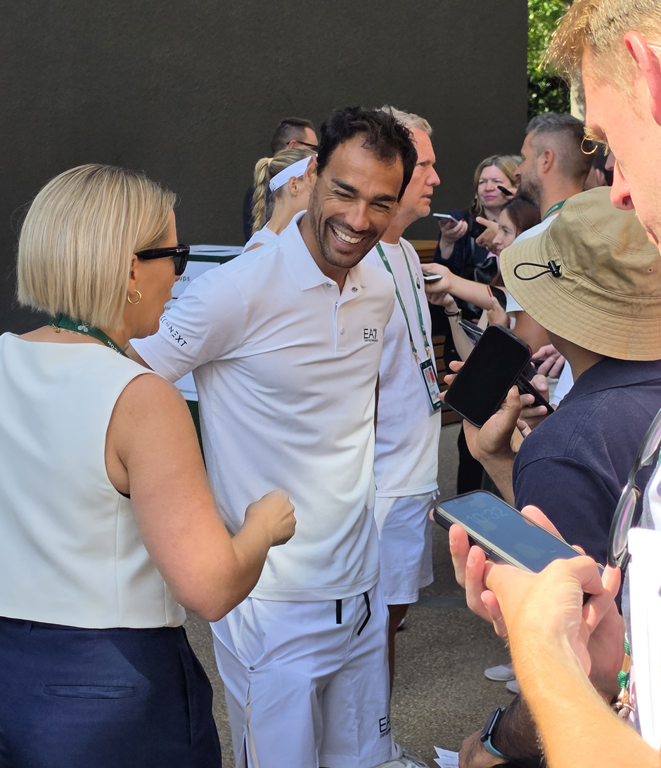 Fabio Fognini - Pozivni turnir nekadašnjih teniskih zvijezda na Wimbledonu