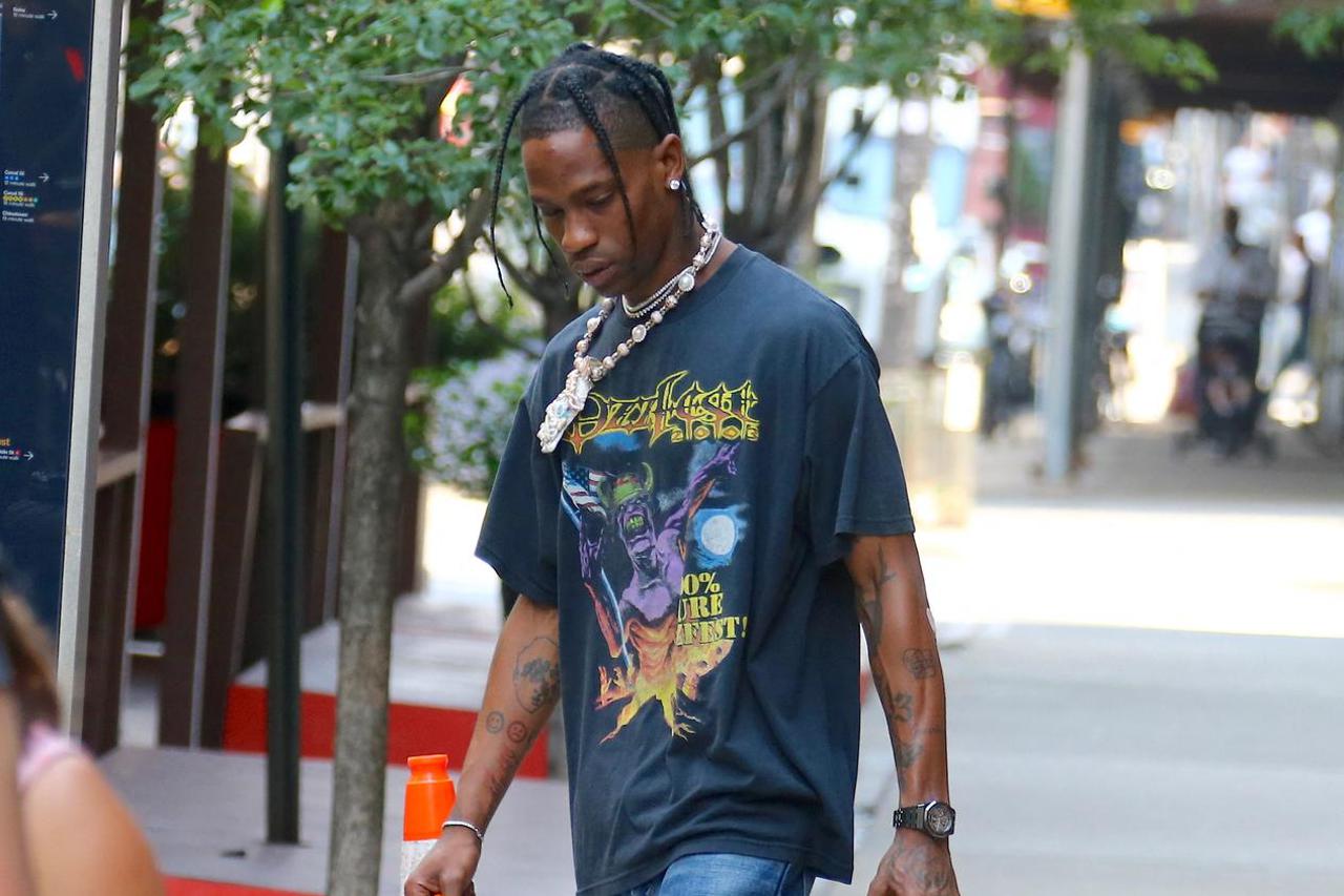 Travis Scott out in New York