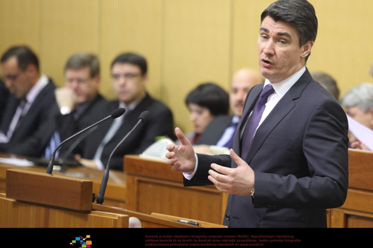 '20.02.2012., Zagreb - Raspravom o prijedlogu proracuna za 2012. godinu Sabor je nastavio redovitu sjednicu. Photo: Patrik Macek/PIXSELL'