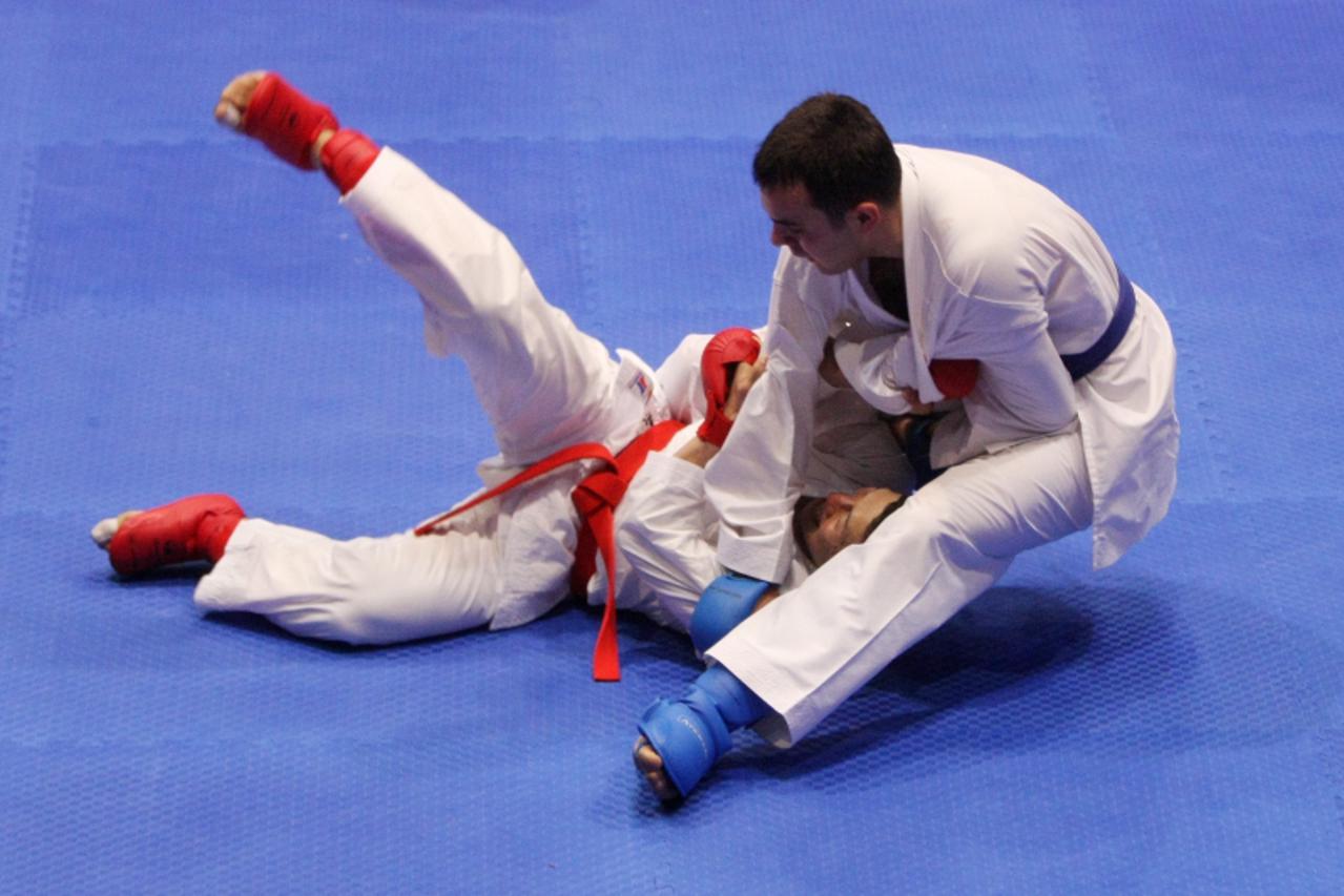'28.05.2011.,Zagreb - Dvorana Trnsko, 20. Croatian cup 2011, Medjunarodni karate turnir: Super EIGHT.  Pero Vucic. Photo: Goran Jakus/PIXSELL'
