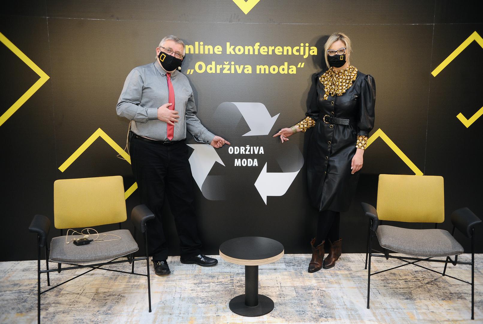 Hrvoje Prćić, glavni urednik National Geographic Hrvatska i Maja Matijaca, voditeljica branda i organizatorica konferencije